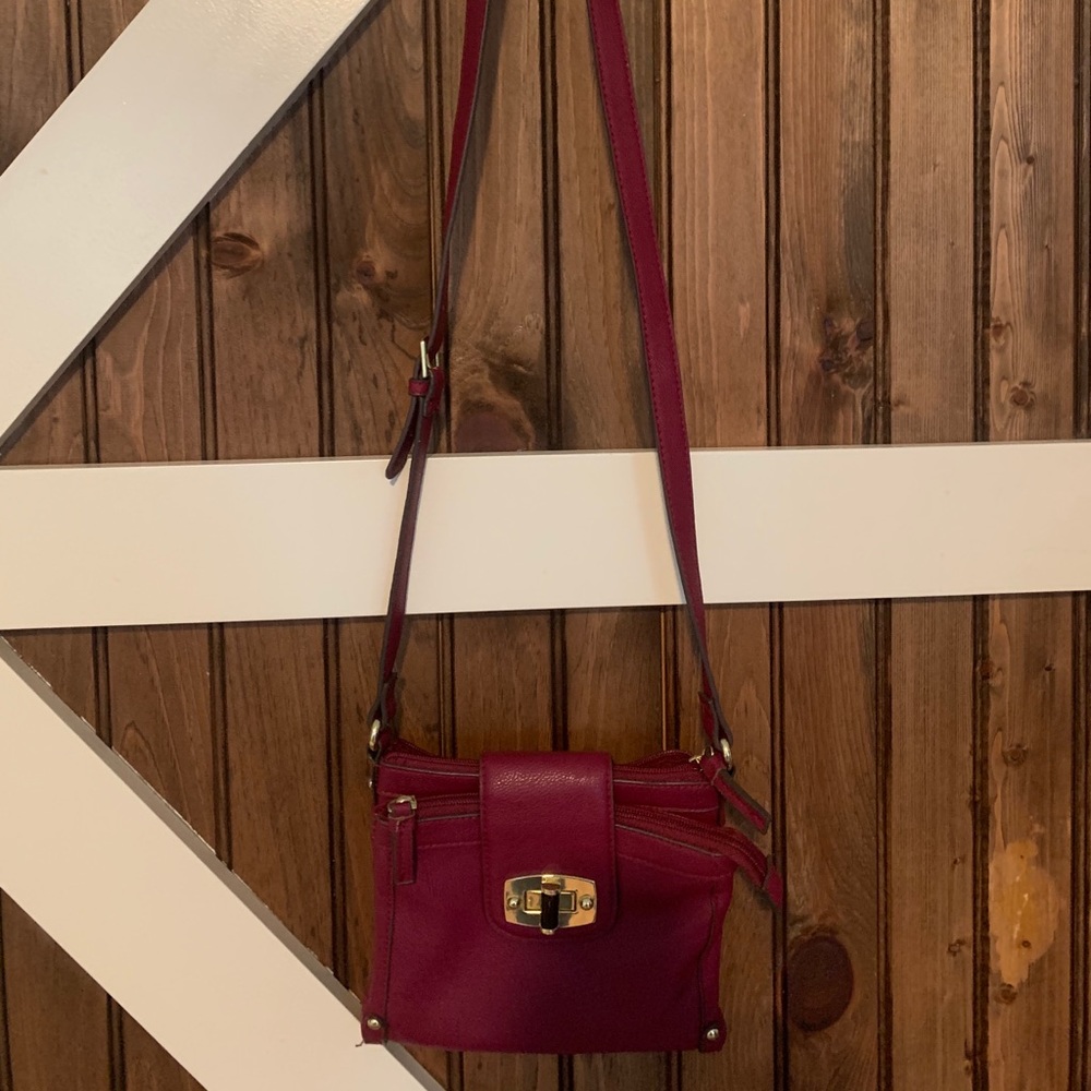 Shoulder faux leather
